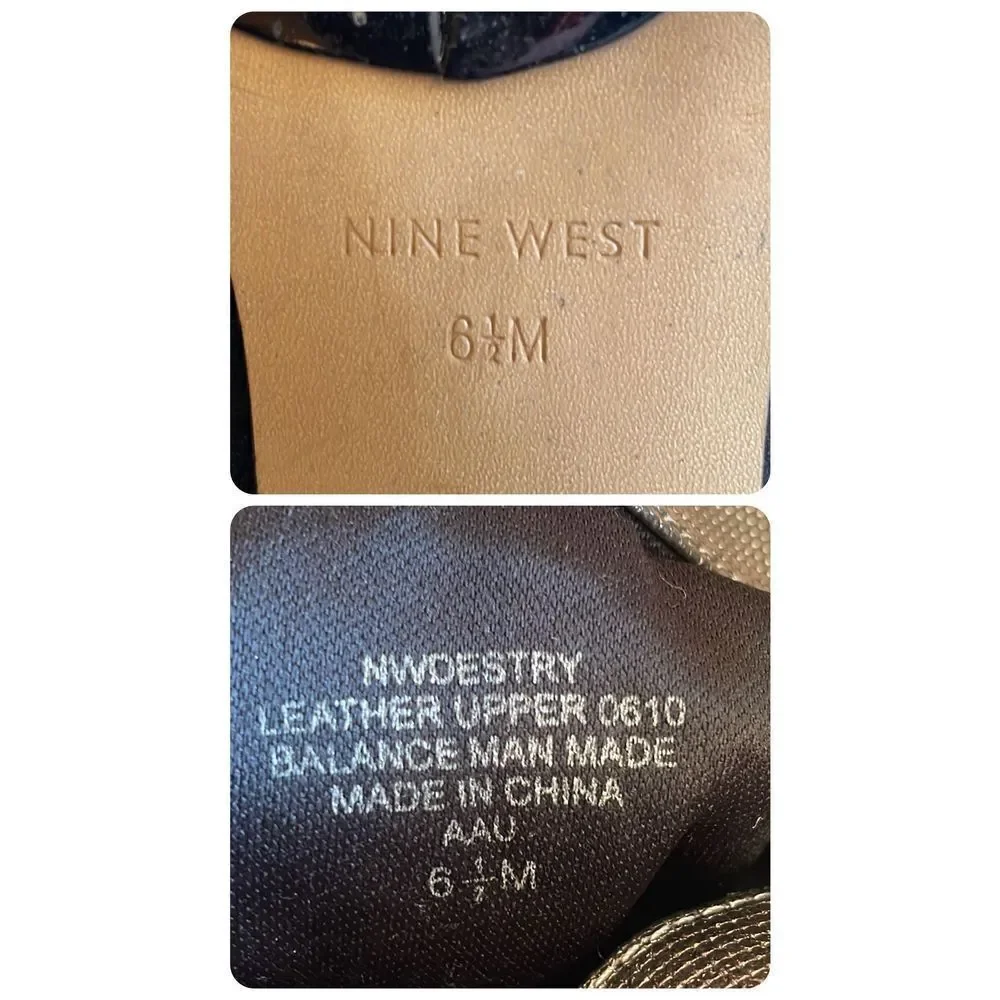 Nine West Destry Black Suede Over The Knee OTK Boots 6.5